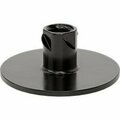 Bsc Preferred Ultra-Split-Resistant Tee Nut Inserts for Hardwood Black Oxide ST 8-32 Thread Size 0.281 Len, 25PK 90598A105